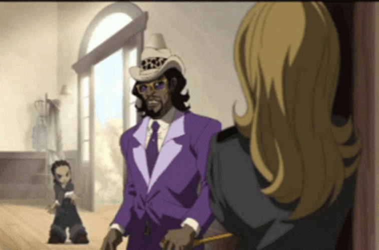 The Boondocks Pimp Slap GIF