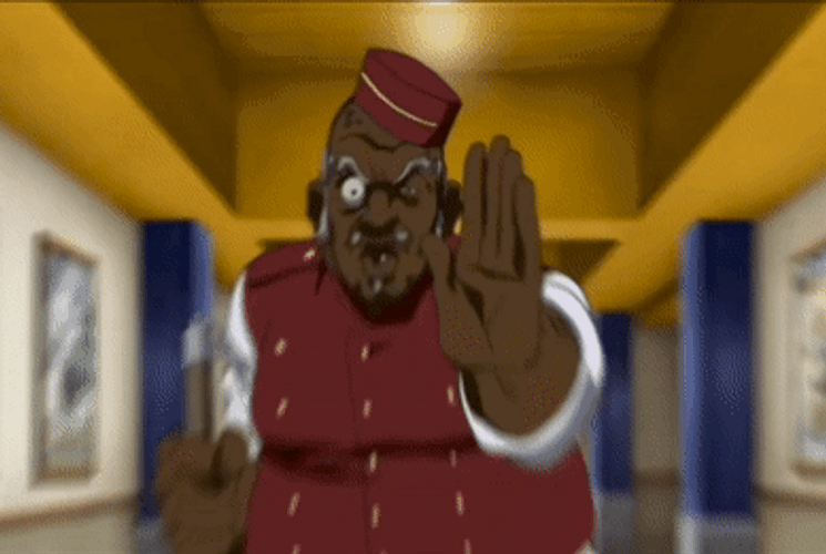 The Boondocks Uncle Ruckus Fight GIF