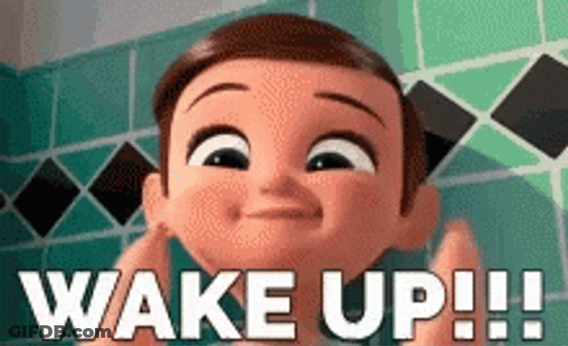 The Boss Baby Wake Up GIF