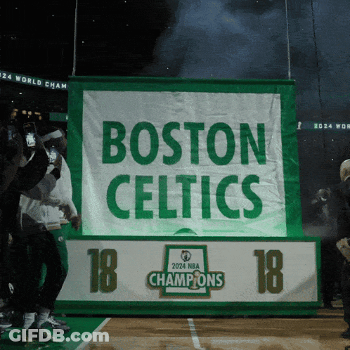 The Boston Celtics Are The Champions Of The 2024 Nba Playoffs GIF