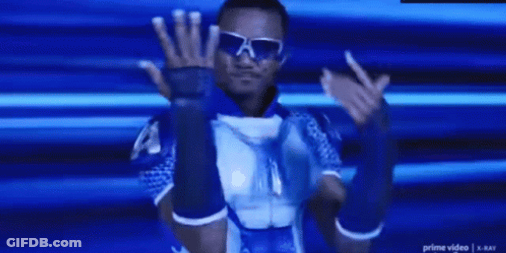 The Boys A Train Palm Waving GIF