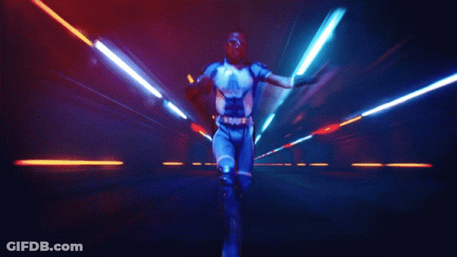 The Boys A Train Singing Faster GIF