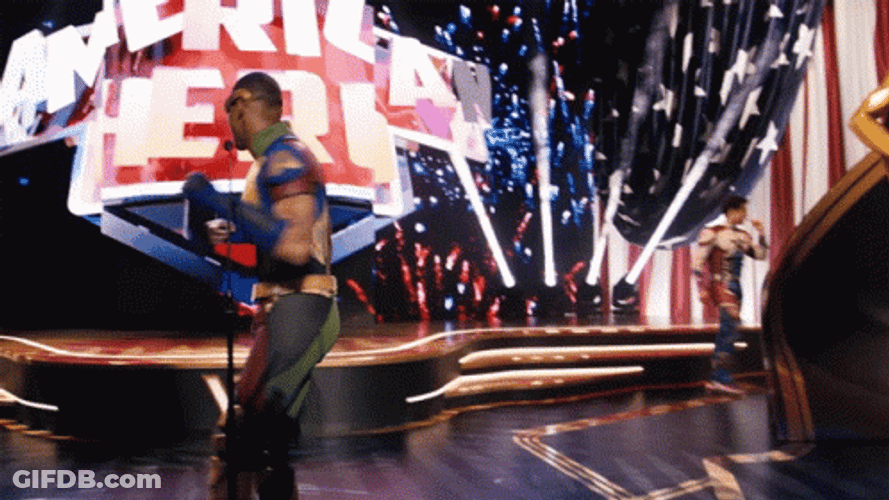 The Boys A Train Spinning On Stage GIF