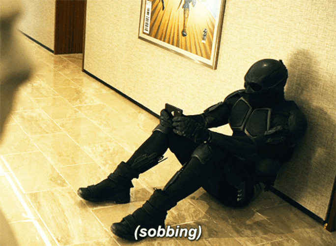 The Boys Black Noir Sobbing GIF
