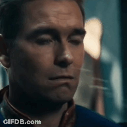 The Boys Homelander Got Splashed With Milk GIF