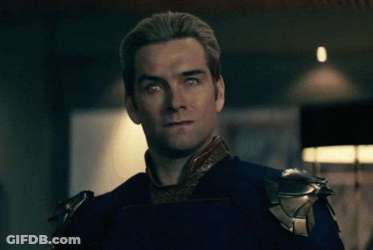 The Boys Homelander Lazer Eyes Activated GIF