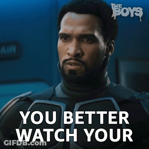 The Boys Poster Man With Beard You Better Watch Your GIF