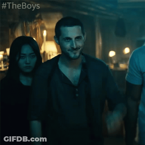 The Boys Tomer Capone Hand Salute GIF