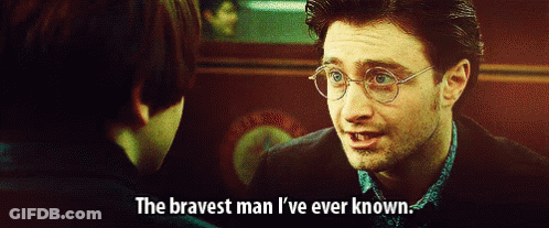 The Bravest Man I've Ever Known Harry Potter GIF