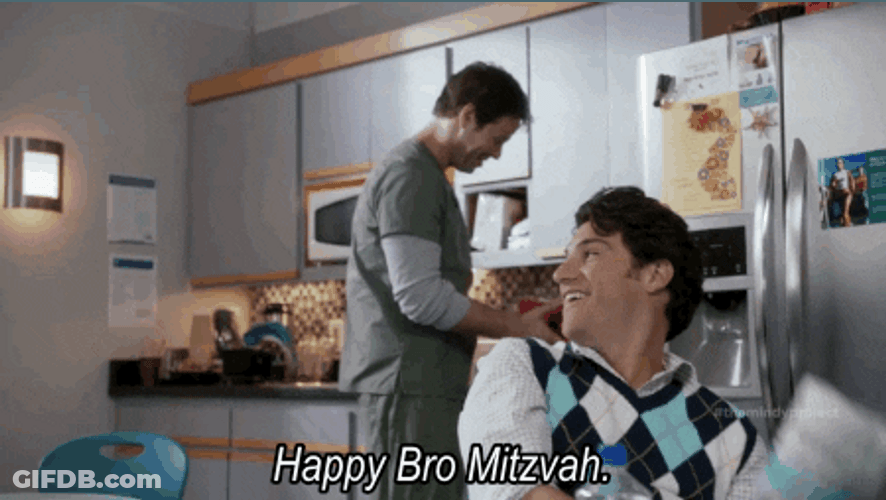 The Bro Mitzvah Mazel Tov GIF