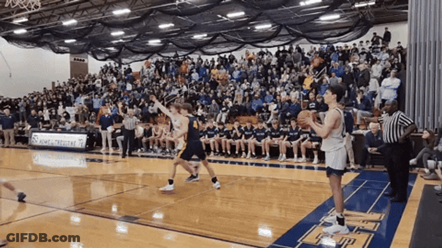 The Buzzer Beater A  Game Changer GIF