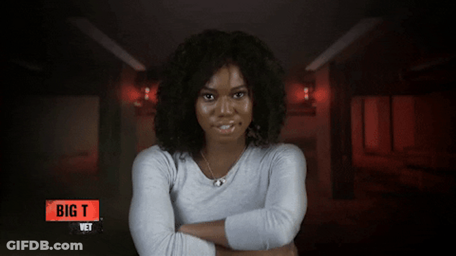 The Challenge Woman With Intense Gaze GIF