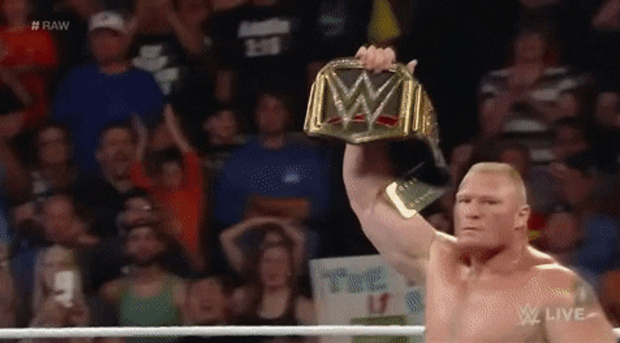 The Champ Is Here Brock Lesner GIF
