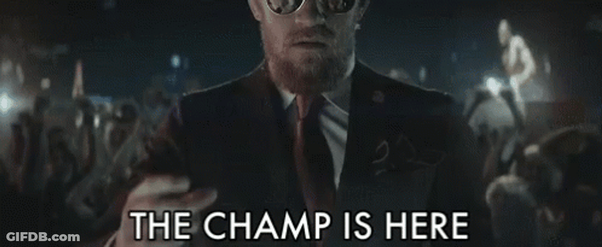 The Champ Is Here Conor Mcgregor GIF