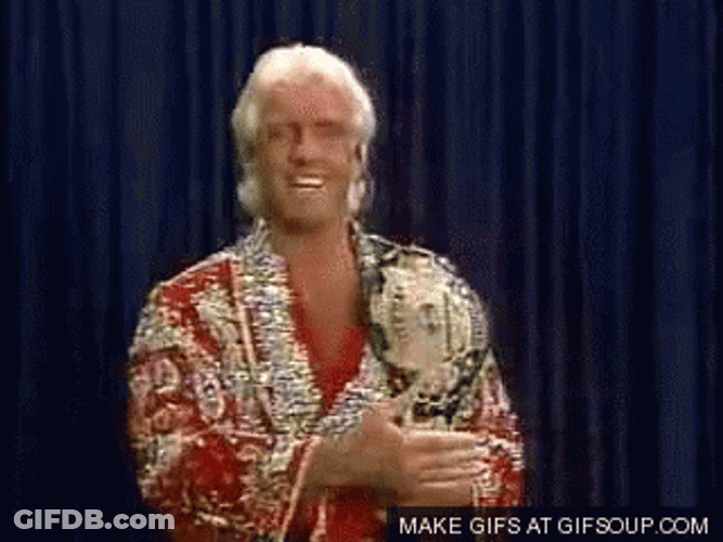 The Champ Is Here Man With Belt GIF