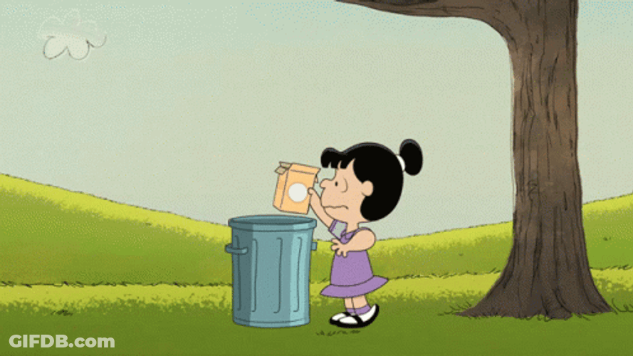 The Charlie Brown Snoopy Happy Birthday GIF