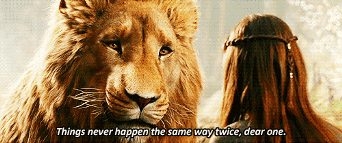 The Chronicles Of Narnia Aslan Talking To Lucy GIF