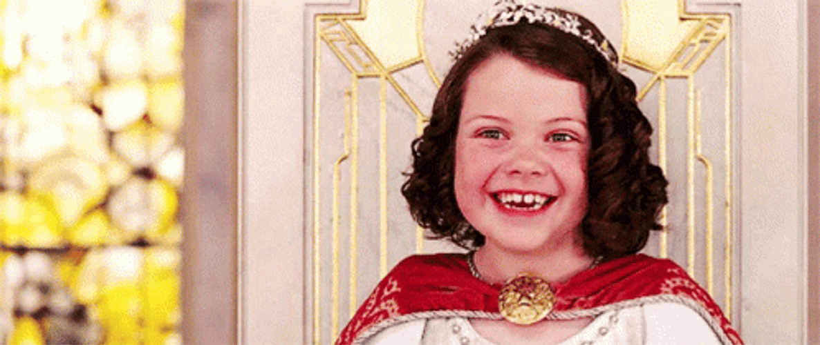 The Chronicles Of Narnia Lucy Pevensie Smiling GIF