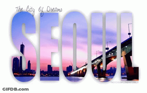 The City Of Dreams Seoul Is Shown With A Bridge In The Background GIF