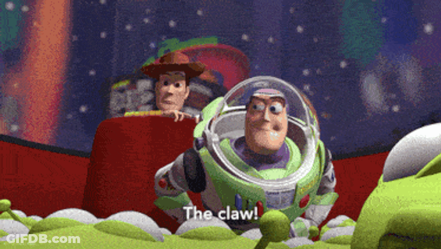 The Claw Woody GIF