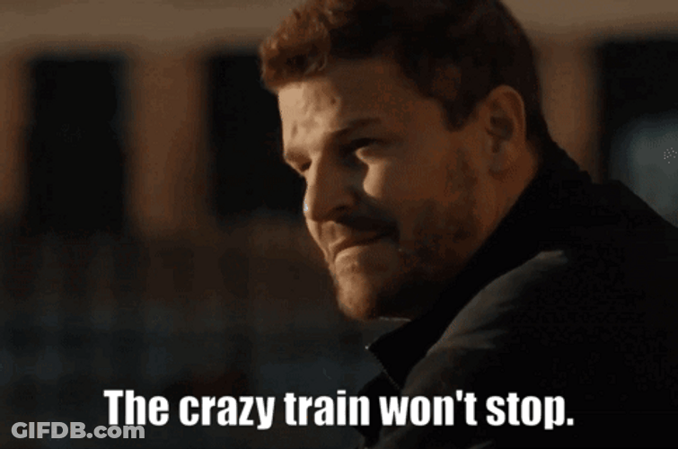 The Crazy Train Won't Stop GIF