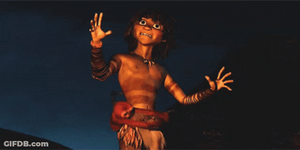 The Croods Guy Dun Dun Dun GIF