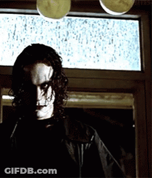The Crow Eric Draven And Flying Bird GIF