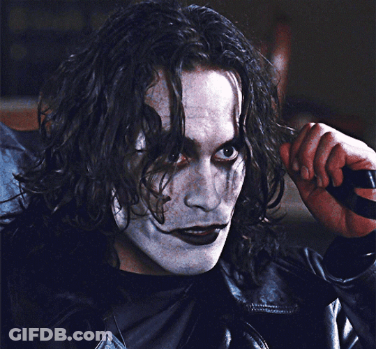 The Crow Eric Draven Breathing Heavily GIF