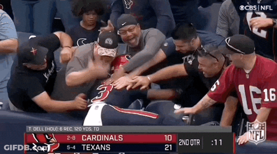 The Crowd Help Texans Player GIF