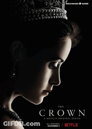 The Crown Poster Woman Wearing Tiara GIF