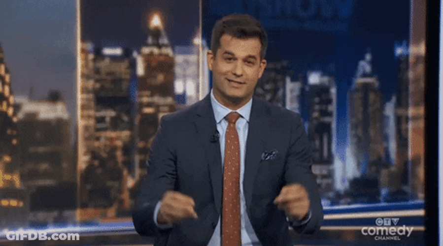 The Daily Show Finger Snap GIF