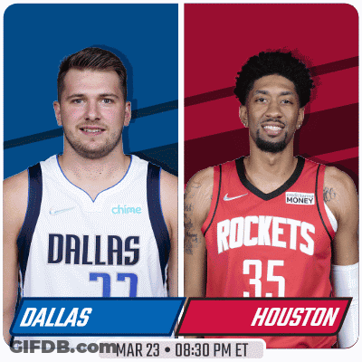 The Dallas Rockets Are Playing The Houston Rockets On March 23Rd GIF