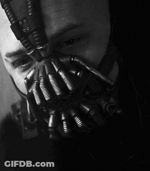The Dark Night Rises Sad Bane GIF