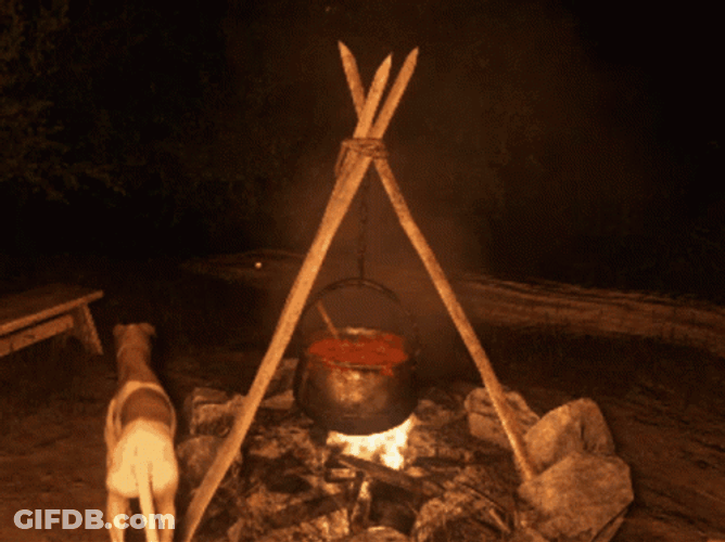 The Deliverance Campfire GIF