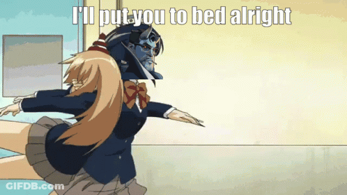 The Devil Is A Liar On Yellow Background GIF