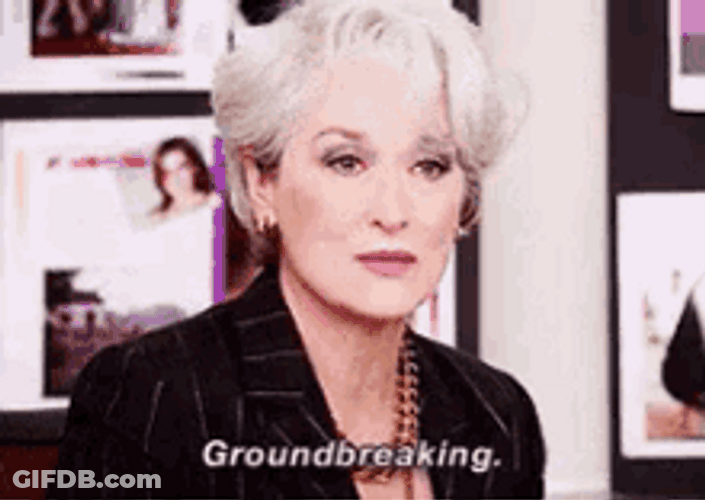 The Devil Wears Prada Meryl Streep Groundbreaking GIF