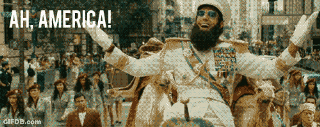 The Dictator Aladeen Waving To People GIF