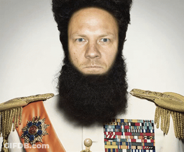 The Dictator Aladeen With Swapped Face GIF