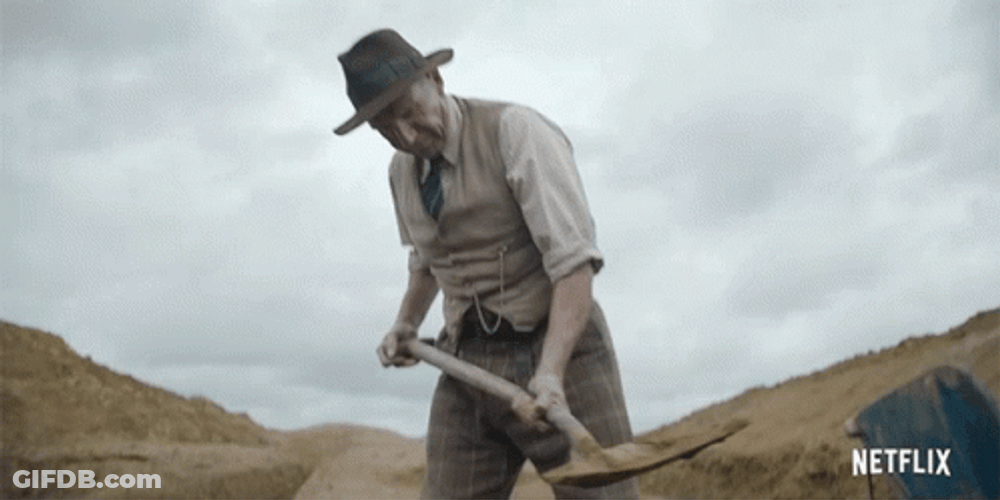 The Dig Digging GIF