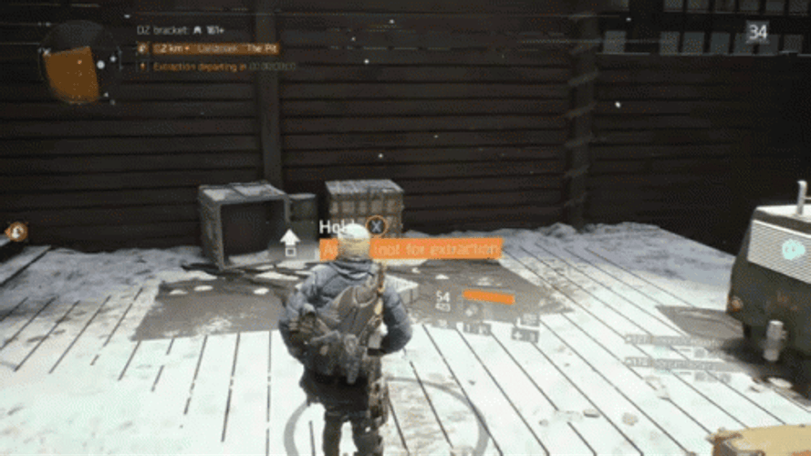 The Division Arm Raise Animation GIF