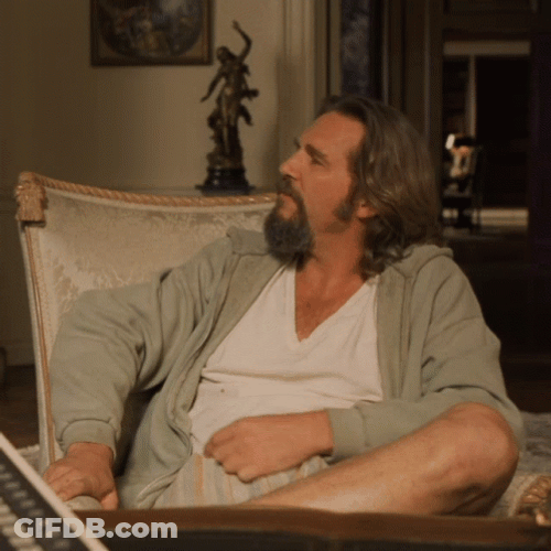 The Dude Putting On His Sunglasses GIF