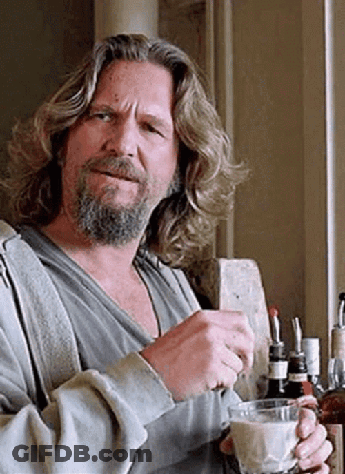 The Dude Stirring His Coffee GIF