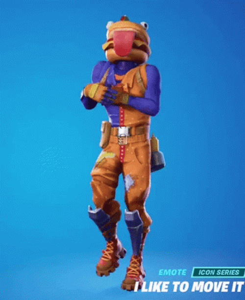 The Durrr Burger Beef Boss Fortnite Dance Emote GIF