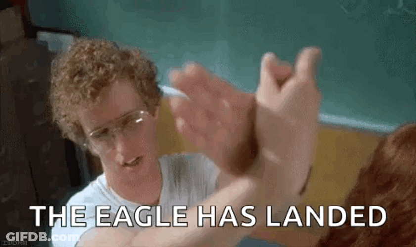The Eagle Has Landed GIF