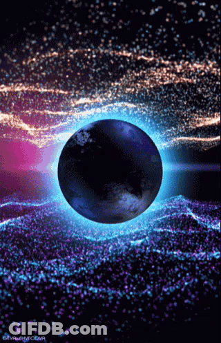 The Earth Is Surrounded By A Black Hole In The Middle Of The Galaxy . GIF