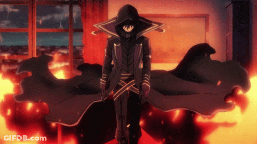 The Eminence In Shadow Cid Walking On Fire GIF