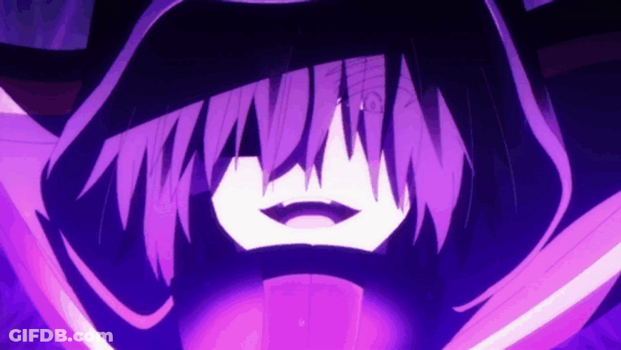The Eminence In Shadow Purple Light GIF