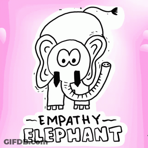 The Empathy Elephant Doodle GIF