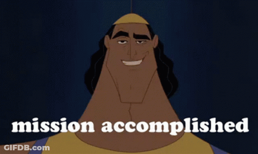 The Emperor's New Groove Kronks Mission Done GIF