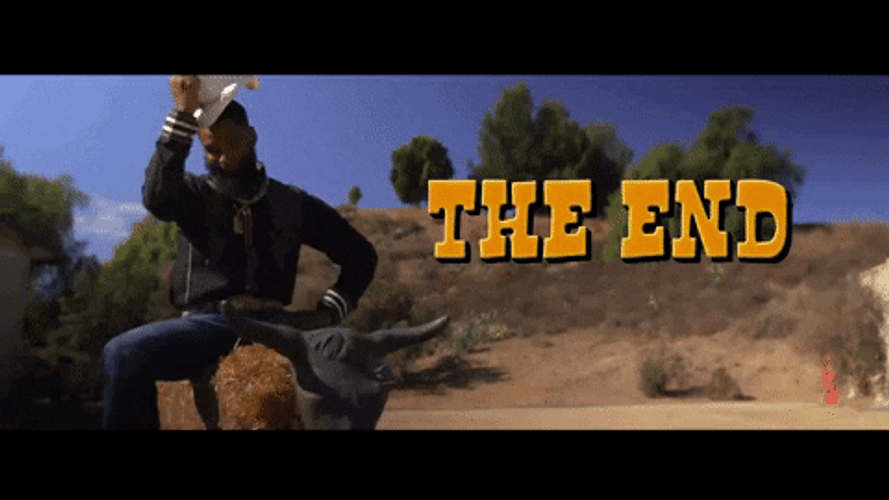 The End Cowboy Salute GIF